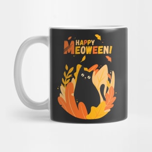 Happy Meoween, Halloween Cute Cat! Mug